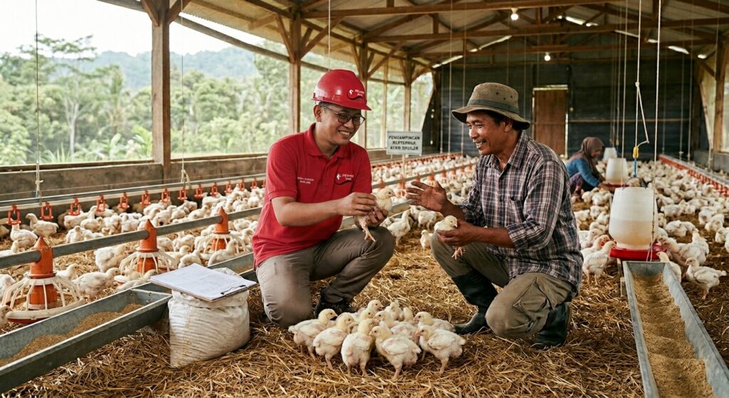 jasa pembangunan kandang ayam broiler - hm familyfarm